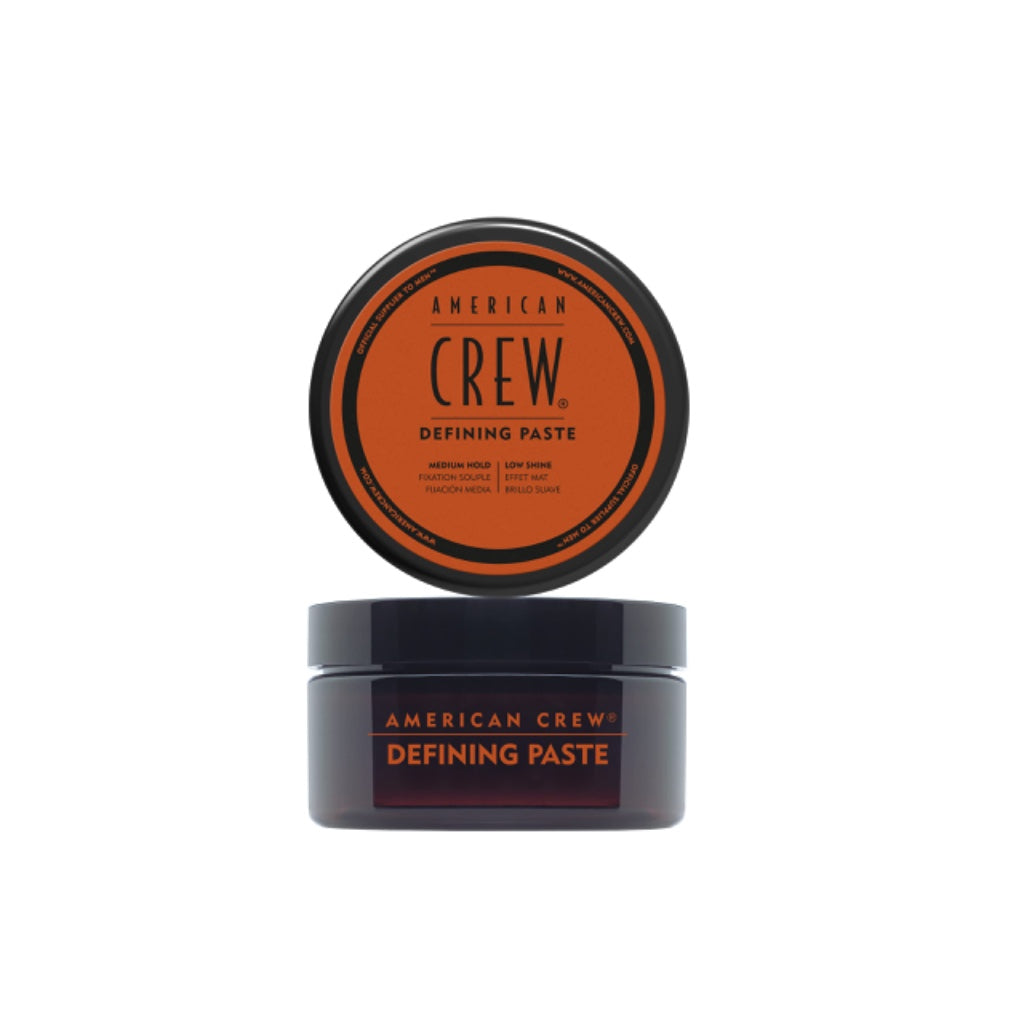American Crew Defining Paste 85g Medium Hold Low Shine Mens Hair Styling Wax Matte Finish Texture and Thickening Paste for Men
