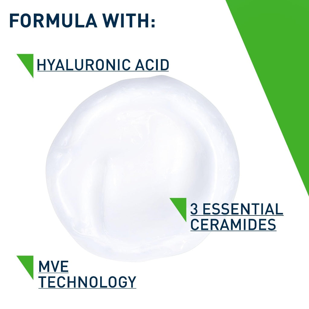CeraVe Hydrating Cleanser 88ml Travel Size Face Wash with Hyaluronic Acid and Ceramides for Normal to Dry Skin Body Cleanser