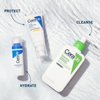 CeraVe Hydrating Cleanser 473ml Face Wash for Normal to Dry Skin with Hyaluronic Acid and Ceramides Sensitive Skin Cleansing Gel