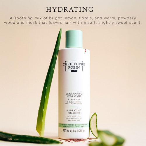Christophe Robin Hydrating Cream Scrub 250ml - Exfoliating Scalp Treatment for Dry Sensitive Scalp - Moisturising Hair Cleanser Scrub