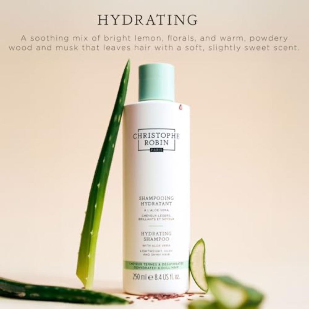 Christophe Robin Hydrating Cream Scrub 250ml - Exfoliating Scalp Treatment for Dry Sensitive Scalp - Moisturising Hair Cleanser Scrub
