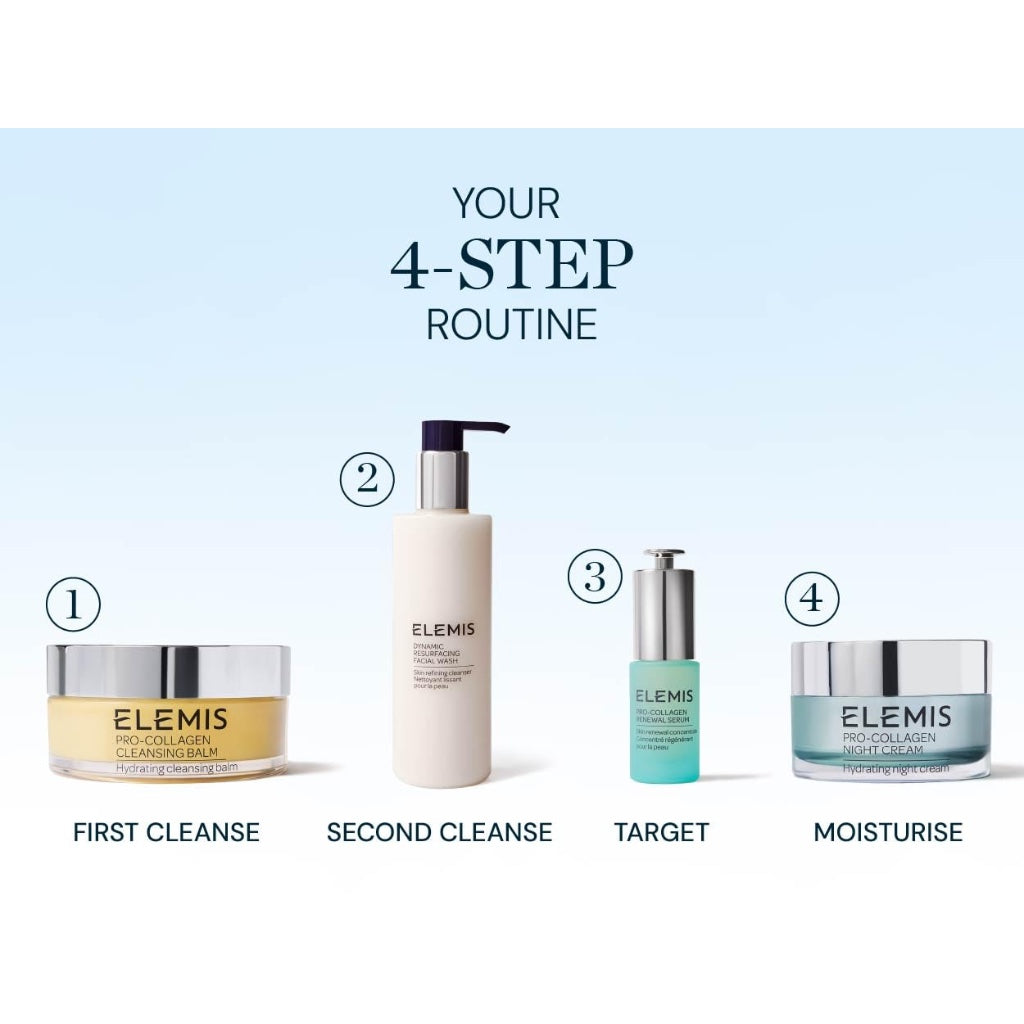 ELEMIS Pro-Collagen Cleansing Balm, 3in1 Melting Facial Cleanser for Deep Cleansing Wash, Infused with 9 Nourishing Essential Oils, Daily Moisturising Makeup Remover for Clean, Glowing Skin - Damaged Box