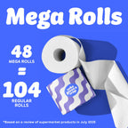 Who Gives A Crap 100% Recycled Toilet Roll 48 Pack 3-Ply 400 Sheets Per Roll Sustainable Eco Friendly Bathroom Tissue Box of 48 Bulk Buy - Damaged Box