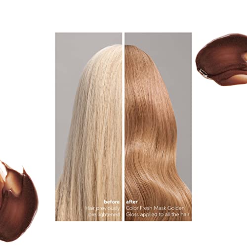 Wella Professional Color Fresh Mask, Temporary Hair Color Refresh Treatment, Semi-Permanent Hair Dye, Hair Gloss Treatment, Golden Gloss, 500 ml