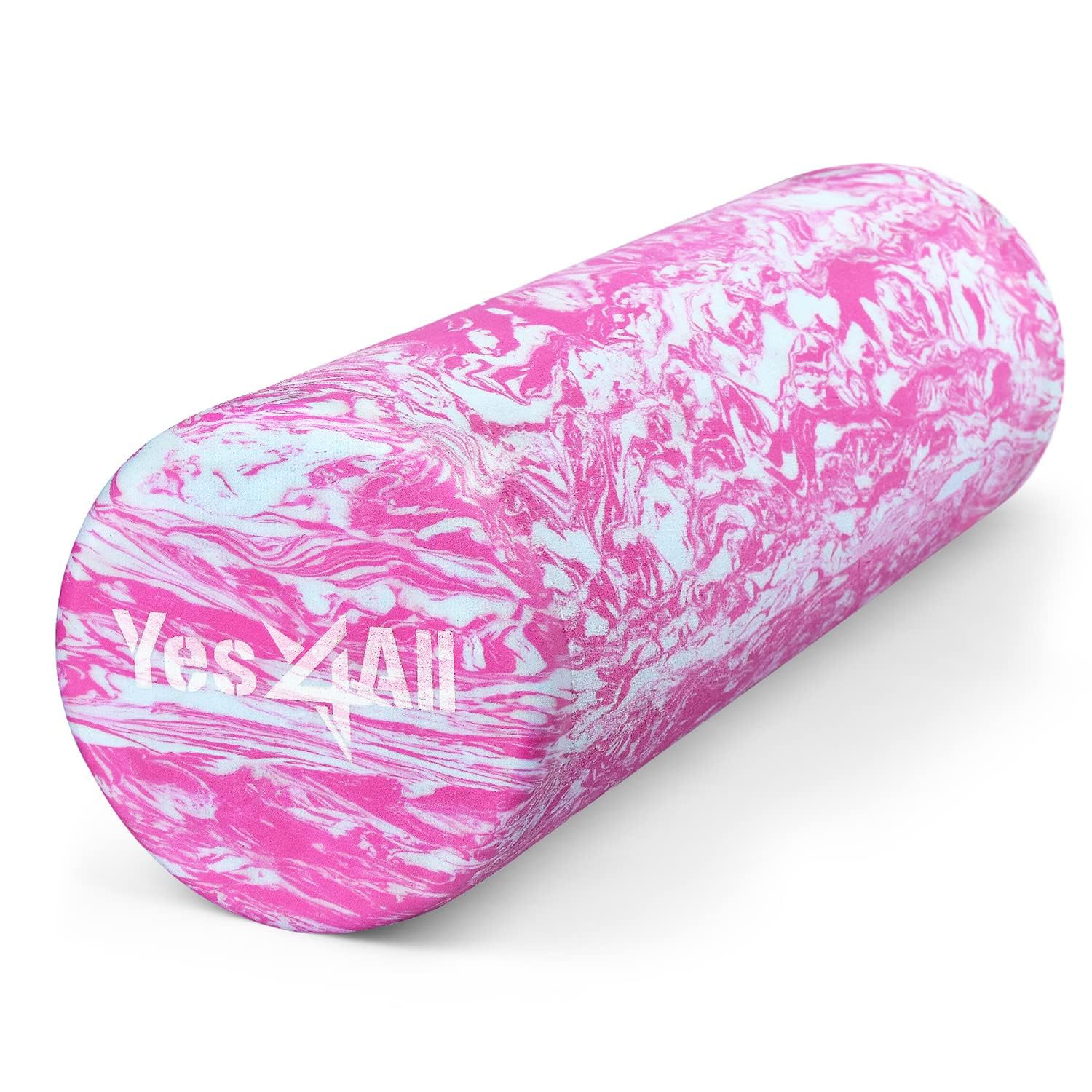 Yes4All EVA Foam Roller 18 Inch Unicorn Marbled High Density Muscle Massager for Deep Tissue Physical Therapy and Exercise Recovery - Damaged Box
