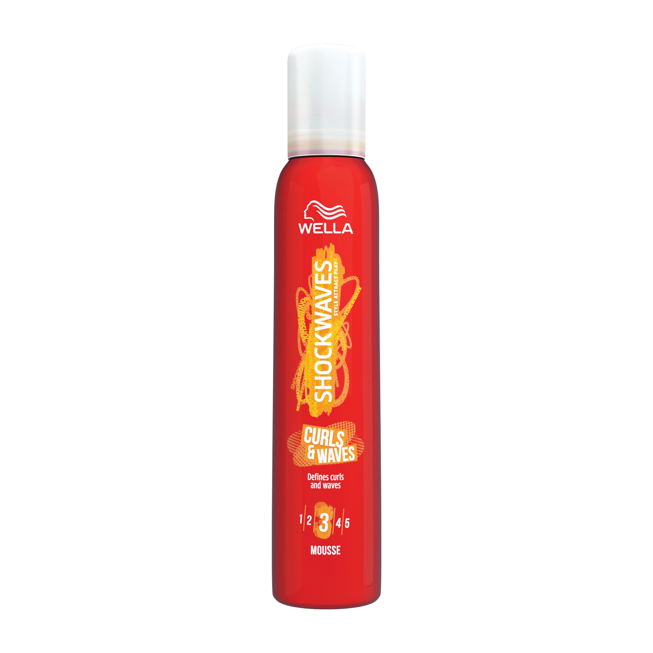 Wella Shockwaves Curls and Waves Mousse, 200 ml - Damaged Box