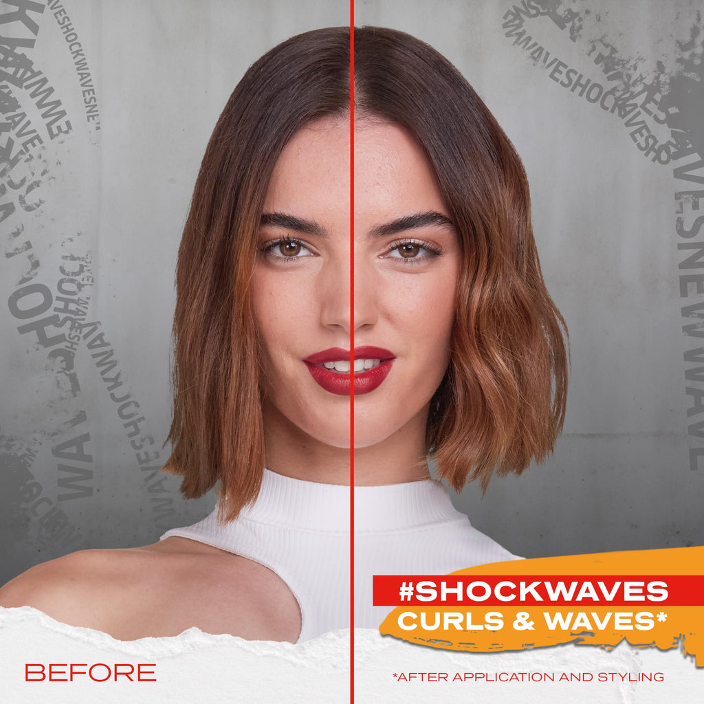 Wella Shockwaves Curls and Waves Mousse, 200 ml - Damaged Box