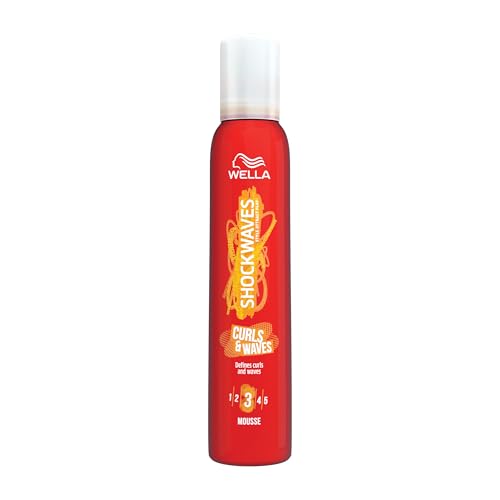 Wella Shockwaves Curls and Waves Mousse, 200 ml - Damaged Box