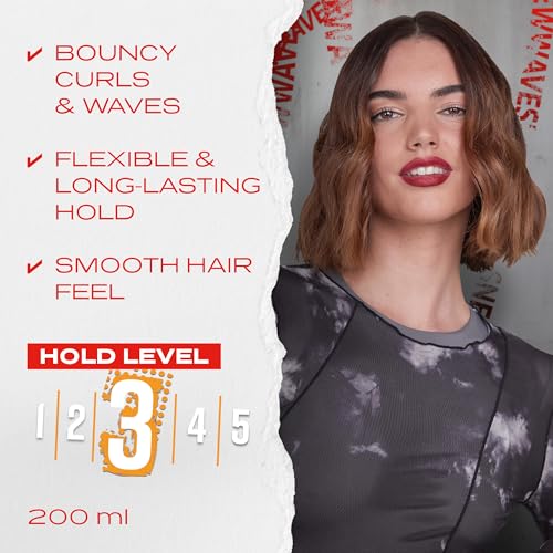 Wella Shockwaves Curls and Waves Mousse, 200 ml - Damaged Box