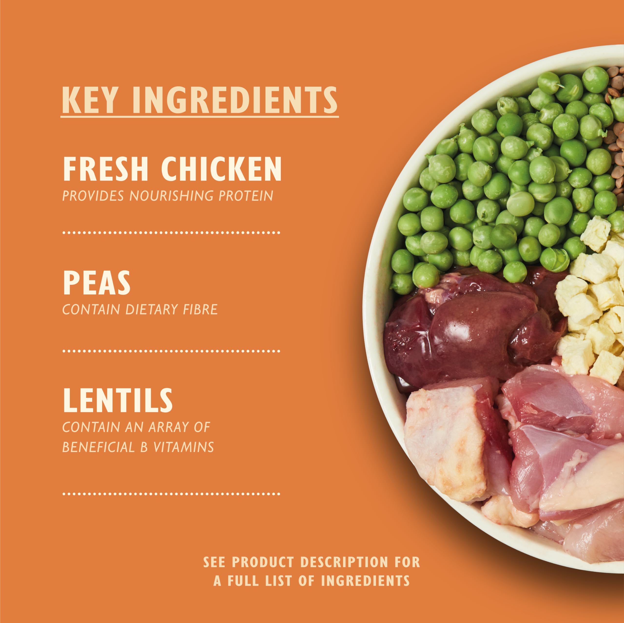 Lily's Kitchen Adult Dry Dog Food Chicken and Duck Grain-Free Recipe 7kg Bag Natural Ingredients Complete Pet Food Health and Digestion - Damaged Box