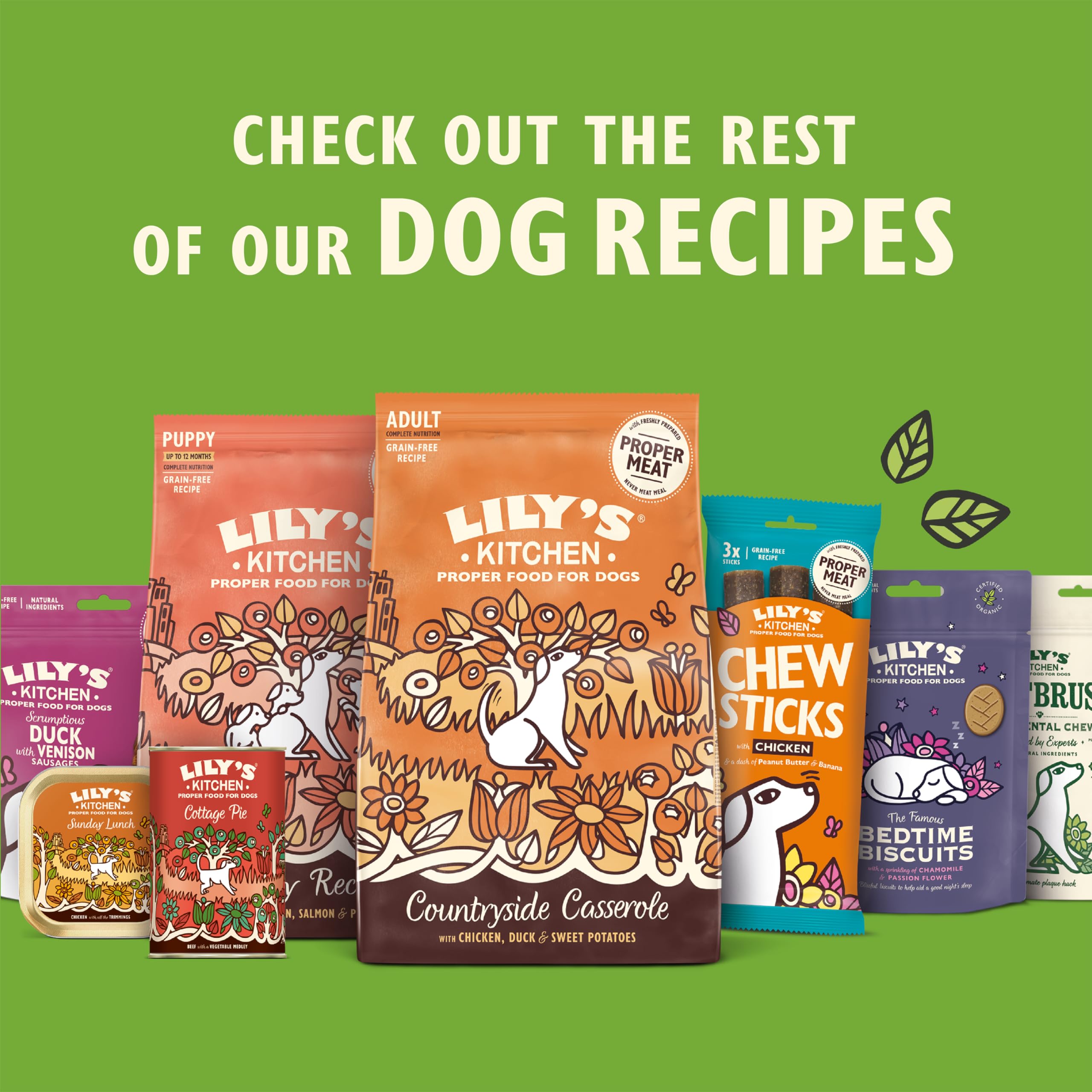 Lily's Kitchen Adult Dry Dog Food Chicken and Duck Grain-Free Recipe 7kg Bag Natural Ingredients Complete Pet Food Health and Digestion - Damaged Box