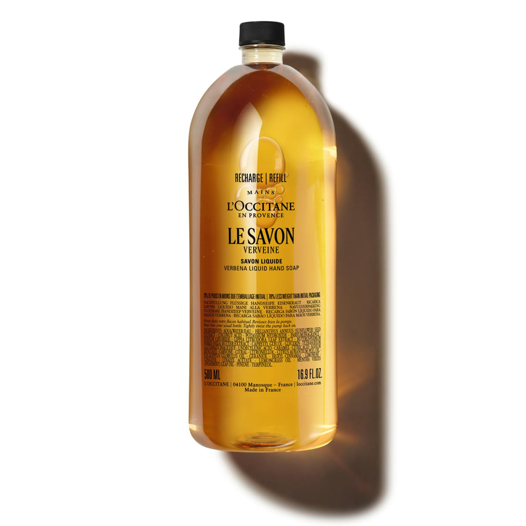 L'OCCITANE - Lavender (Lavande) Liquid Hand Soap Refill - 500 ml - All skin types - Made in France - Damaged Box