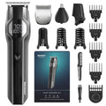 Kensen 4-in-1 Body Hair Trimmer and Beard Shaver for Men, Waterproof Cordless Pubic Grooming Kit, Dual Speed Rechargeable Electric Shaver - Like New