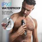 Kensen 4-in-1 Body Hair Trimmer and Beard Shaver for Men, Waterproof Cordless Pubic Grooming Kit, Dual Speed Rechargeable Electric Shaver - Like New