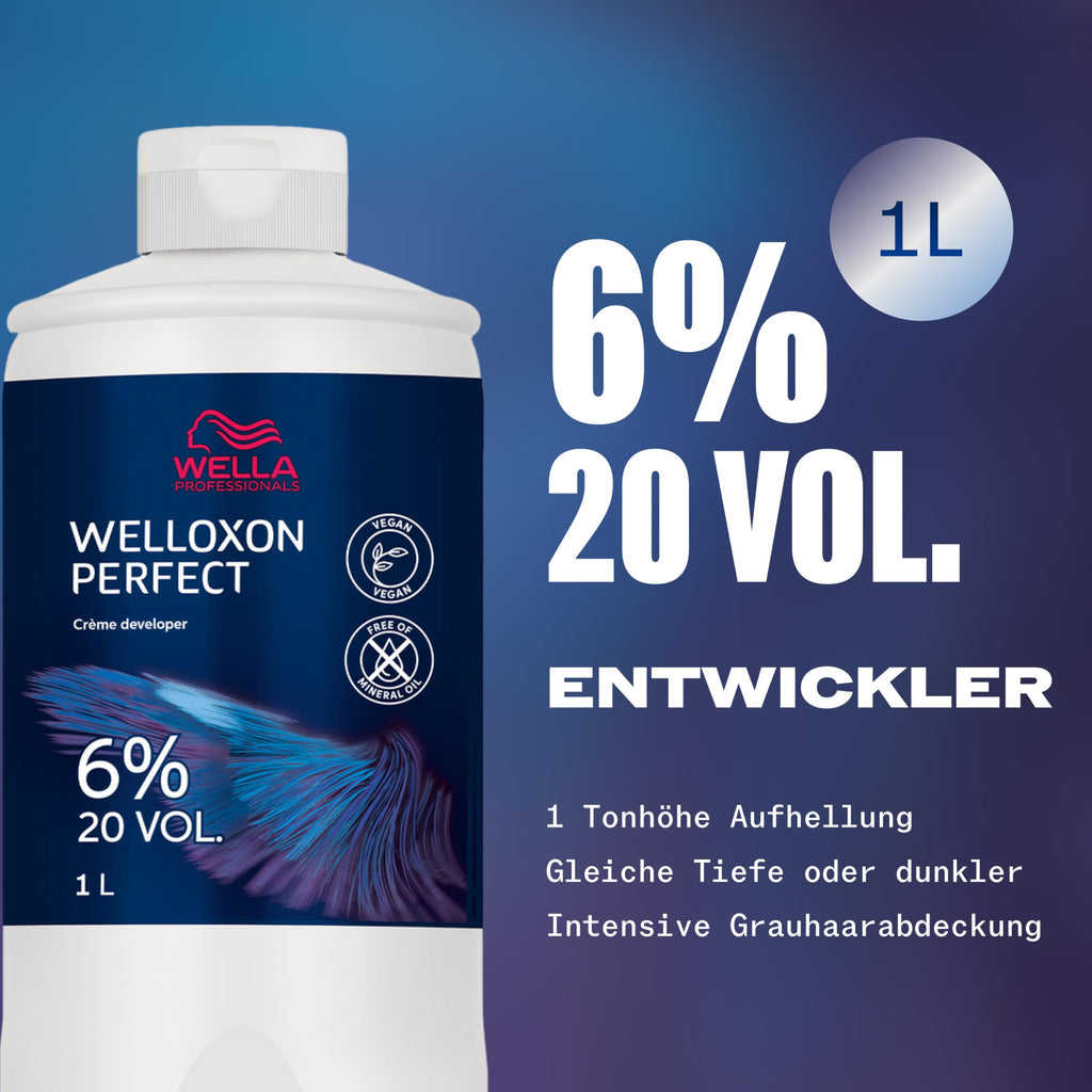WELLA PROFESSIONALS Welloxon Perfect Cream Developer 6% (20 Vol.) 1000 ml