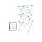 1ABOVE 3 Tier Clothes Airer Alloy Steel Laundry Drying Rack 15m Space Indoor Outdoor Washing Line Horse with Hanger Hooks Black and Grey - Damaged Box