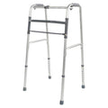 Aidapt Folding Walking Frame Adjustable Height Lightweight Aluminium Mobility Aid with Fast Fold Mechanism and Anti Slip Rubber Feet - Damaged Box
