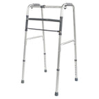 Aidapt Folding Walking Frame Adjustable Height Lightweight Aluminium Mobility Aid with Fast Fold Mechanism and Anti Slip Rubber Feet - Damaged Box