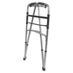 Aidapt Folding Walking Frame Adjustable Height Lightweight Aluminium Mobility Aid with Fast Fold Mechanism and Anti Slip Rubber Feet - Damaged Box
