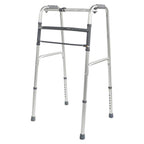 Aidapt Folding Walking Frame Adjustable Height Lightweight Aluminium Mobility Aid with Fast Fold Mechanism and Anti Slip Rubber Feet - Damaged Box