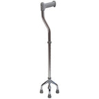 Aidapt Small Base Quad Cane Walking Stick Height Adjustable Tetrapod with 4 Feet and Non-Slip Rubber Ferrules 71.5-96.5cm Range - Very Good