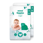 Amazon Ultra Dry Nappies Size 4 8-14kg Bulk Pack 168 Count Baby Diapers with Absorption Channels 2 x 84 Pack