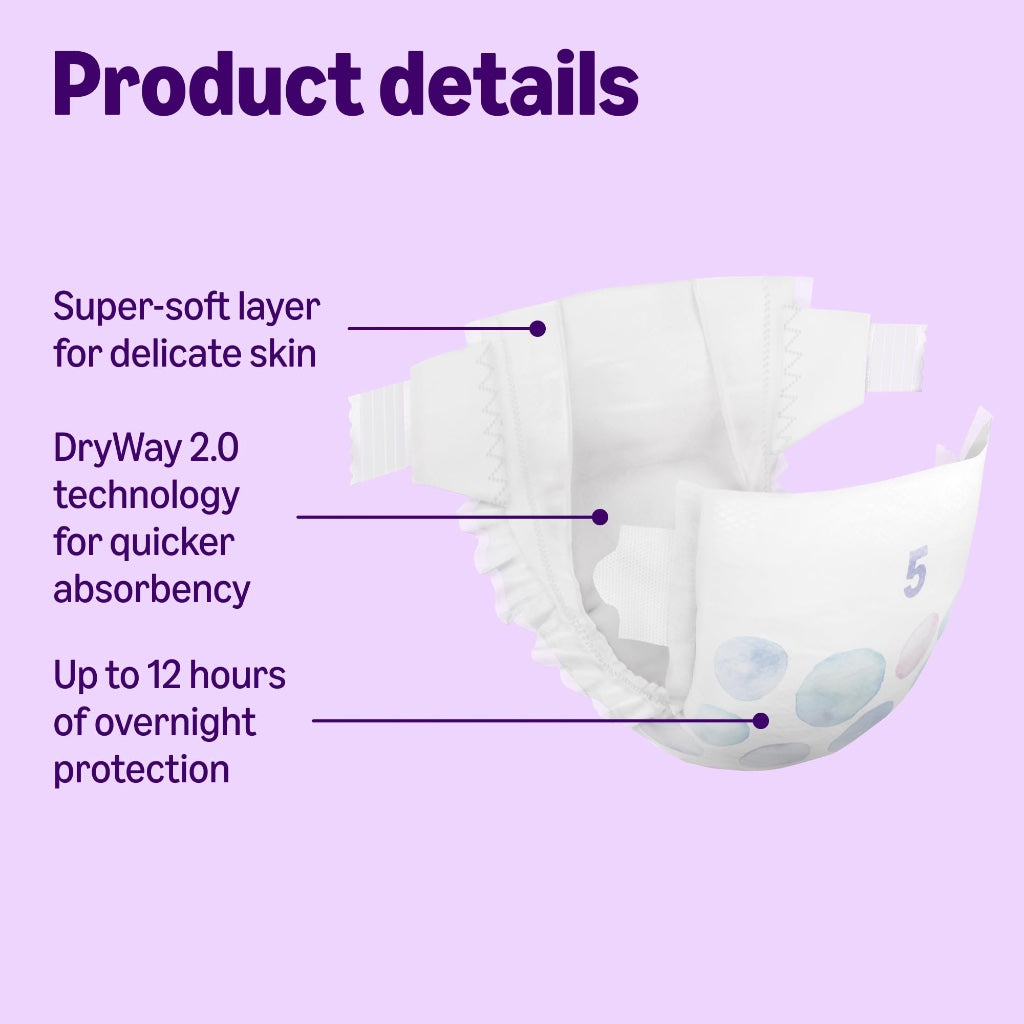 Amazon Mama Bear Ultra Dry Nappies Size 5 10-16kg Baby Diapers with Absorption Channels Bulk Buy 152 Pack 2 x 76 Count - Like New