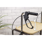Aidapt VR164B Strolley Trolley Height Adjustable Mobility Aid with Brakes and Removable Trays for Kitchen Meal and Drink Transfer - Damaged Box