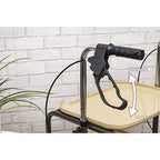 Aidapt VR164B Strolley Trolley Height Adjustable Mobility Aid with Brakes and Removable Trays for Kitchen Meal and Drink Transfer - Damaged Box
