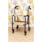 Aidapt VR164B Strolley Trolley Height Adjustable Mobility Aid with Brakes and Removable Trays for Kitchen Meal and Drink Transfer - Damaged Box
