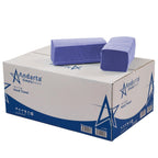 Andarta 1-Ply Green V-Fold Hand Towels Bulk Pack of 5000 Disposable Paper Towels for Interfold Dispensers 20 Packs of 250 Sheets - Damaged Box