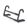 Beldray Over Radiator Airer Pack of 2 Extendable Clothes Drying Racks with Sock Clips White and Grey 46cm Laundry Rail for Towels and Linen - Damaged Box