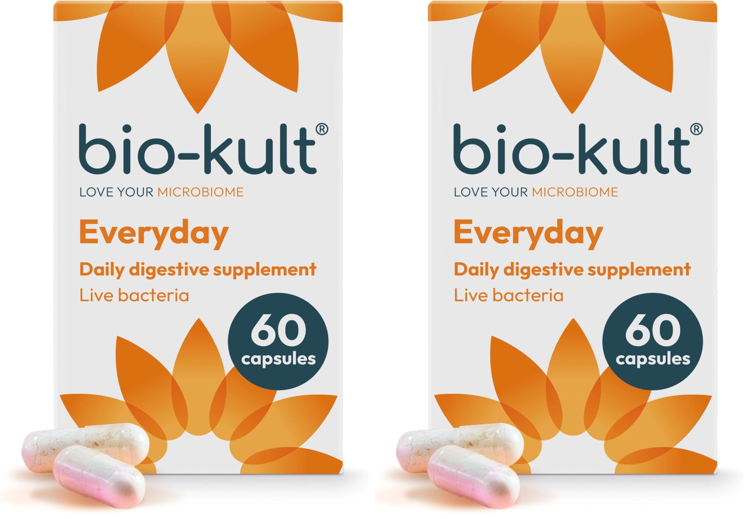 Bio-Kult Everyday Multi-Strain Formulation 120 Capsules - Probiotic Supplement for Digestive System and Gut Health Support - Pack of 1 - Damaged Box - BBE 11/2026