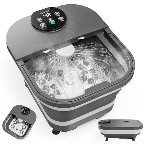 Comfier Electric Foot Spa Massager with Heat and Automatic Rolling Massage 180 Degree Water Spray LED Display Pedicure Bath Tub Home Spa - Like New