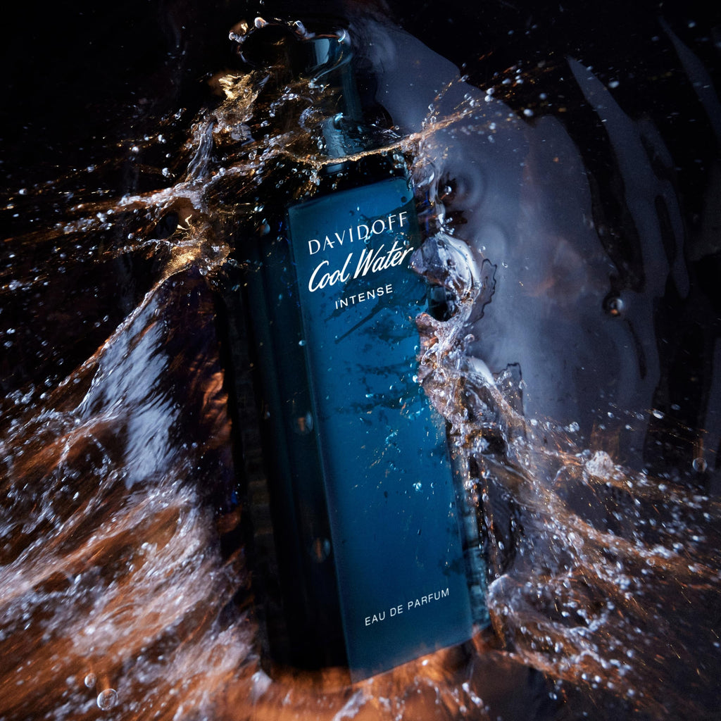 Davidoff Cool Water Intense Eau de Parfum for Men 75ml Spray Oriental Fragrance with Green Mandarin Coconut Water and Amber Accord