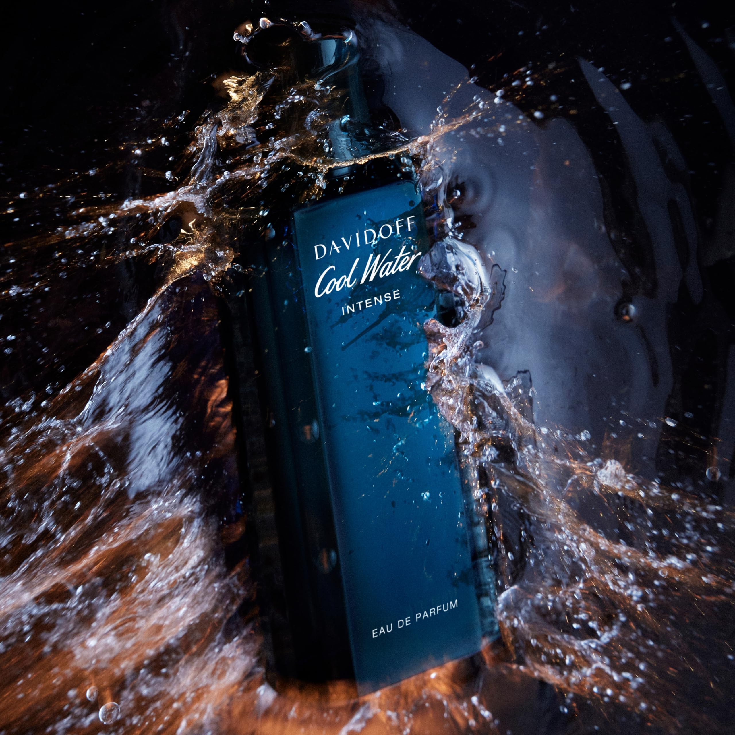 Davidoff Cool Water Intense Eau de Parfum for Men 75ml Spray Oriental Fragrance with Green Mandarin Coconut Water and Amber Accord