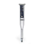 Drive Devilbiss Aluminium Underarm Crutches Adult Size 114cm to 134cm Adjustable Height Lightweight Walking Aids Pair - Like New