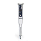 Drive Devilbiss Aluminium Underarm Crutches Adult Size 114cm to 134cm Adjustable Height Lightweight Walking Aids Pair - Like New