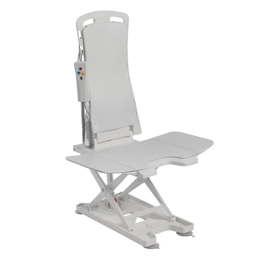 Drive DeVilbiss Bellavita Lightweight Reclining Bath Lift with White Covers Ergonomic Electric Bathtub Seat for Elderly and Disabled - Very Good