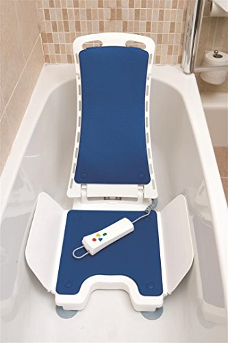Drive DeVilbiss Bellavita Lightweight Reclining Bath Lift with White Covers Ergonomic Electric Bathtub Seat for Elderly and Disabled - Very Good