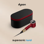 Dyson Supersonic Nural Hair Dryer Vinca Blue and Topaz Intelligent Sensors Scalp Protect Mode Professional Ionic Blow Dryer with Attachments - Damaged Box