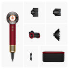 Dyson Supersonic Nural Hair Dryer Vinca Blue and Topaz Intelligent Sensors Scalp Protect Mode Professional Ionic Blow Dryer with Attachments - Damaged Box