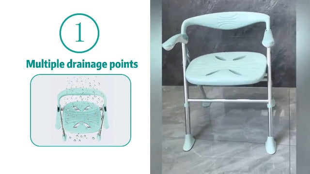 Drive DeVilbiss Folding Bath and Shower Bench with Backrest Height Adjustable Medical Safety Seat for Elderly and Disabled White B009DZPN6Y - Like New