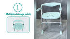 Drive DeVilbiss Folding Bath and Shower Bench with Backrest Height Adjustable Medical Safety Seat for Elderly and Disabled White B009DZPN6Y - Like New