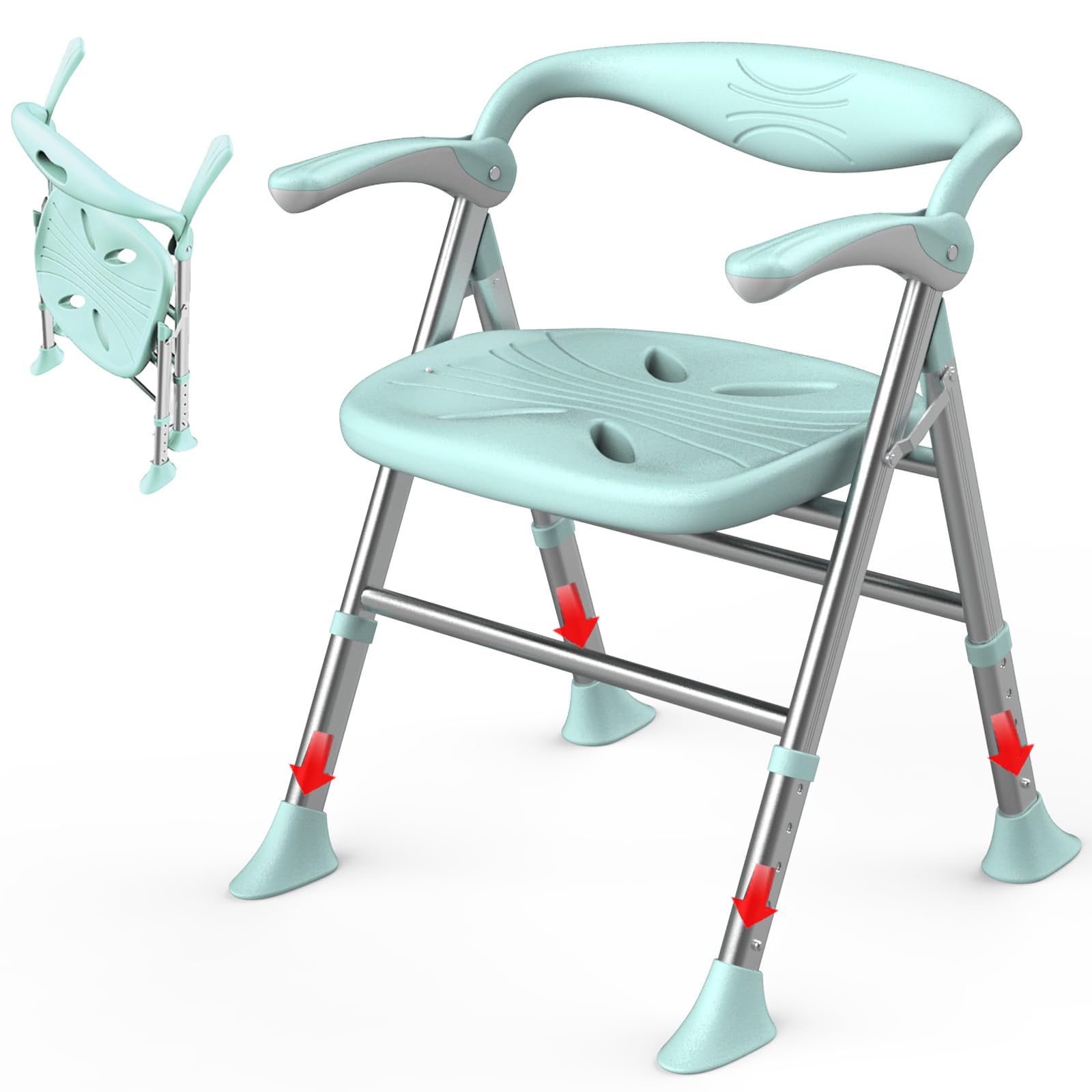 Drive DeVilbiss Folding Bath and Shower Bench with Backrest Height Adjustable Medical Safety Seat for Elderly and Disabled White B009DZPN6Y - Like New