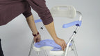 Drive DeVilbiss Folding Bath and Shower Bench with Backrest Height Adjustable Medical Safety Seat for Elderly and Disabled White B009DZPN6Y - Like New