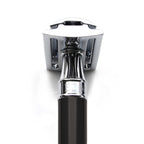 Edwin Jagger DE86 Classic Double Edge Safety Razor Imitation Ebony Black Handle Eco-Friendly Reusable Shaving Razor for Men and Women - Like New