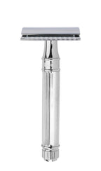 Edwin Jagger DE86 Classic Double Edge Safety Razor Imitation Ebony Black Handle Eco-Friendly Reusable Shaving Razor for Men and Women - Like New