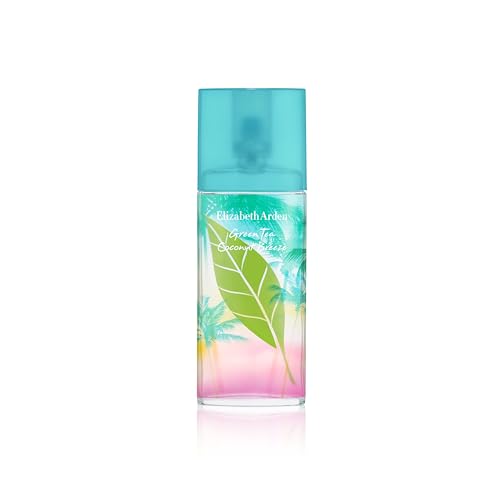 Elizabeth Arden Green Tea Coconut Breeze Eau de Toilette Spray (100ml) Citrus, Floral & Fruity Fragrance, Luxury Perfume for Women - Damaged Box
