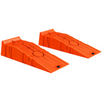 Durhand Car Ramps 2.5 Ton Capacity Heavy Duty Motorhome Levelling Ramps Portable Plastic Vehicle Lift for Garage and Workshop Black 2 Pack - Damaged Box